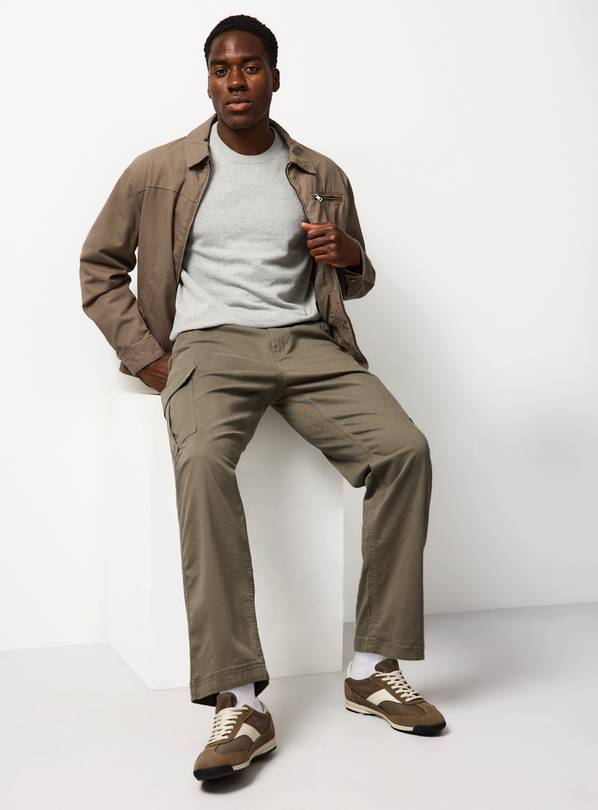 Grey Marl Crew Neck Jumper L